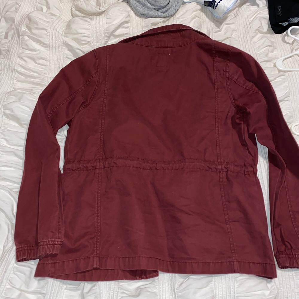 Maroon fall jacket - Picture 2 of 3